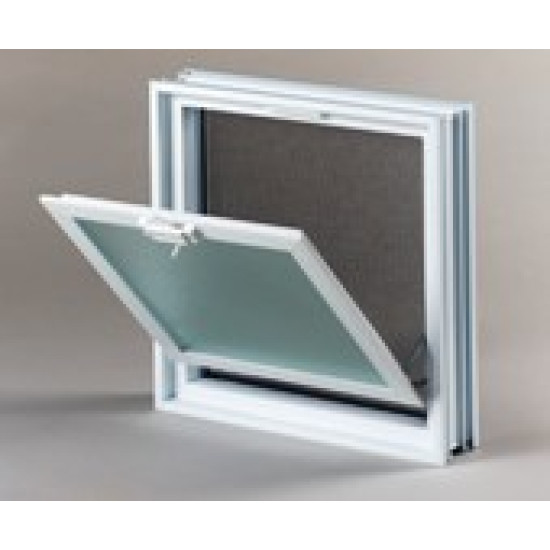 GLASS BLOCK  WINDOW  38X38 VINYL  WINDOWS 