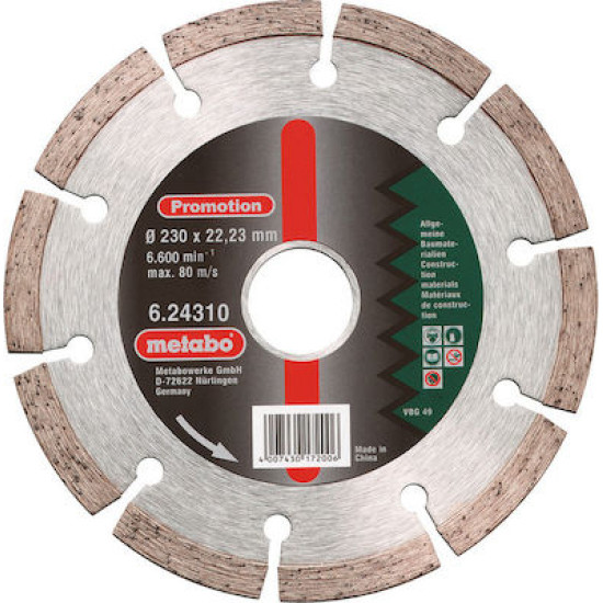 DIAMOND DISC  230MM  624310000  METABO CONSUMABLE  SPARES