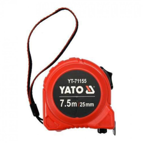 YT-71155   7.5m X 25mm  YATO  MEASURING INSTRUMENTS