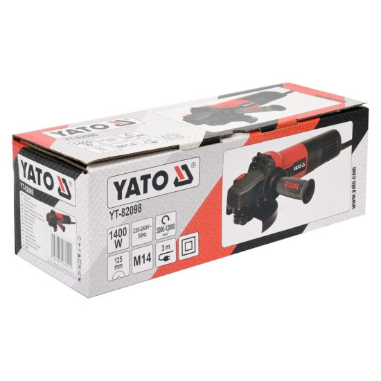  YT-82098 125MM 1400W  ΥΑΤΟ  ELECTRICAL POWER TOOLS