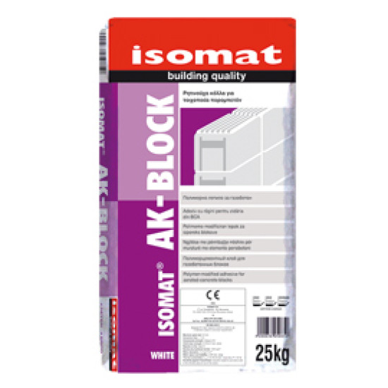 AK  BLOCK  ISOMAT ADHESIVES FOR SPECIAL APPLICATIONS