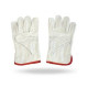 LEATHER GLOVES "BORDATO" WORKING  PROTECTION