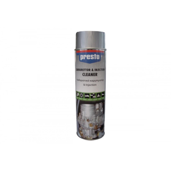 CARBURETTOR AND INJECTION CLEANER  500ML  PRESTO ANTIRUST - LUBRICANTS