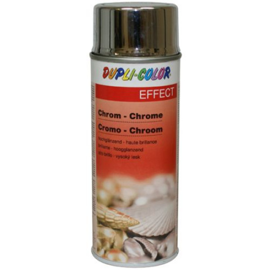 CHROME  EFFECT  SPRAY  400ML  (FOR INDOOR USE ONLY)  DUPLI-COLOR SPRAYS FOR GENERAL USE 