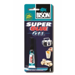 BISON  SUPER GLUE GEL 3GR