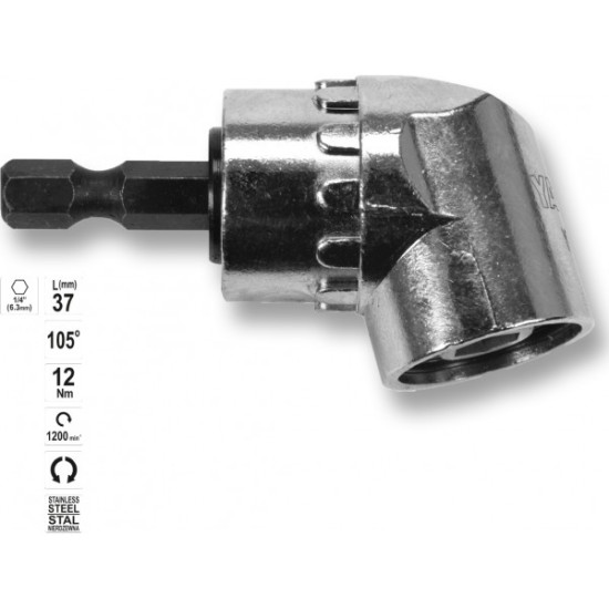 YT-04632  ¼  YATO ACCESSORIES FOR SCREWDRIVERS