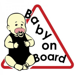 ΠΙΝΑΚΙΔΑ ΣΗΜΑΝΣΗΣ "ΜΩΡΟ ΣΤΟ ΑΥΤΟΚΙΝΗΤΟ" - "BABY ON BOARD"