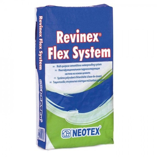 REVINEX  FLEX SYSTEM A    25KG  GREY  WATERPROOFING OF BASEMENTS AND TANKS