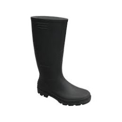 BLACK WELLY BOOTS 